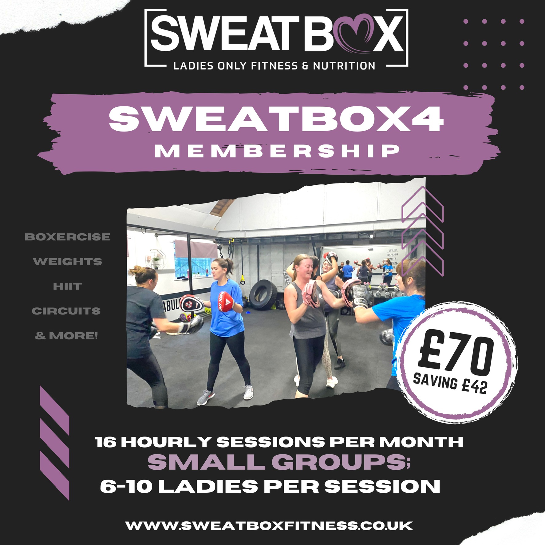 Sweatbox 4 Membership Sweat Box Fitness